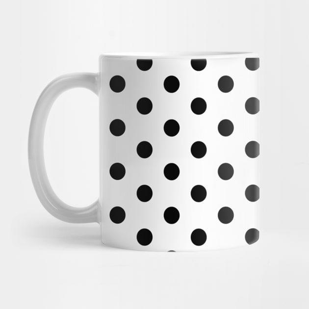 Black polka dots. by ColorKingdom